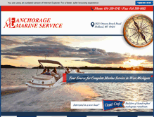 Tablet Screenshot of anchoragemarineservice.com